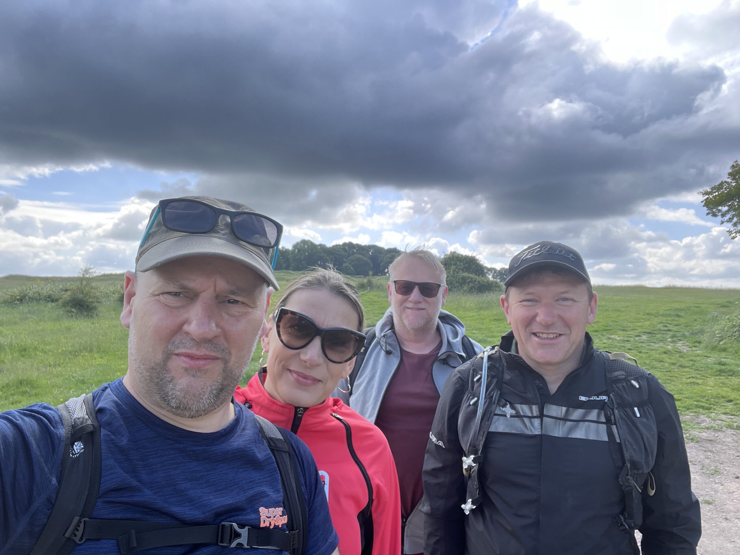 Citadel completes Ackling Dyke walk for Devon Freewheelers!